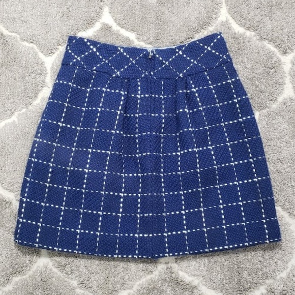 Anthropologie Maeve Converging Bits Plaid Skirt 8 - Picture 5 of 8